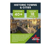 Activity Superstore Historic Towns & Cities Gift Experience Voucher, Two Night Getaway, Available at 40+ UK Locations, Experience Days, Short Breaks UK, Couples Gifts, Wedding Gifts