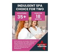 Activity Superstore Indulgent Spa Day for Two Gift Experience Voucher