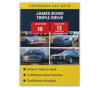 Activity Superstore James Bond Triple Drive Gift Experience Multi
