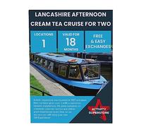 Activity Superstore Lancashire Afternoon Cream Tea Cruise for Two Experience Voucher - Couples and Retirement Gift