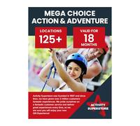 Activity Superstore Mega Choice Action & Adventure - 30+ Options