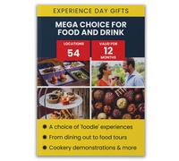 Activity Superstore Mega Choice For Food And Drink Gift Experience Multi