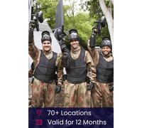 Activity Superstore Paintball Combat for Eight Gift Experience Activity Superstore Multicolor