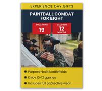 Activity Superstore Paintball Combat For Eight Gift Experience Multi