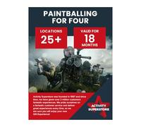 Activity Superstore Paintball Entrance For Four Gift Experience Voucher, Available at 25+ UK Locations, Paintballing, Delta Force, Experience Days