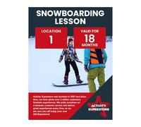 Activity Superstore Snowboarding Lesson, 18-month Validity, Experience Days, Snowboarding Experience