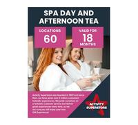 Activity Superstore Spa Day with Afternoon Tea for Two Gift Voucher