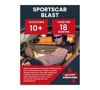 Activity Superstore Sportscar Blast Gift Experience Voucher, Available at 10+ UK Locations, Experience Days, Driving Gifts, Track Days, Birthday Gifts