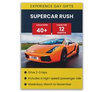 Activity Superstore Supercar Rush Gift Experience Multi