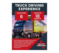 Activity Superstore Truck Driving Gift Experience Voucher, Available at 6 UK Locations, 18-month Validity, Experience Days, Driving Experience, Car Gifts, Birthday Gifts