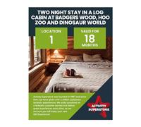 Activity Superstore Two Night Log Cabin Stay For Two Gift Voucher