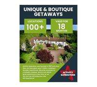 Activity Superstore Unique & Boutique Gift Experience Voucher for Two, Available at 100+ UK Locations, Experience Days, Couples Gifts, Birthday Gifts