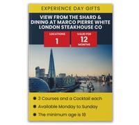 Activity Superstore View from The Shard & Dining at Marco Pierre White London Steakhouse Co in Blue Activity Superstore Blue