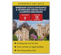 Activity Superstore Windsor Castle Entrance & Sparkling Cream Tea At Clarence Brasserie In Blue Blue