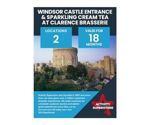 Activity Superstore Windsor Castle Entrance & Sparkling Cream Tea Voucher