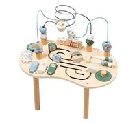 Activity Table,Baby Standing Activity Center | Wooden Desk Learning Toy for Boys Girls Outdoor Birthday Holiday Christmas Family Friends