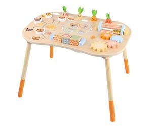Activity Table Toy - Early Learning Center for Fine Motor Skills | Educational Playset with Interactive Elements, Developmental Gift for 1-3 Year Old Boys and Girls Preschoolers, 18.11x12.01x11.81 in