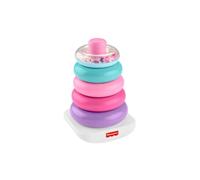 Activity Toy - FISHER-PRICE - Pink Rainbow Pyramid - 5 rings - Fine motor skills - 6 months and up