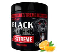 Activlab Black Panther Extreme 300g, Pre Workout Powder Energy, Physical Performance with Citrulline, Creatine, Beta Alanine, Caffeine, VIT B, HMB, 300g, 15 Servings (Orange)