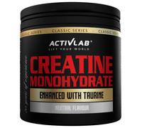 Activlab Creatine Monohydrate - Jar 300g - 50 Servings - Natural Flavor - Contains Taurine - Increasing Strength - Powder - 3X lab Tested, by Unipro