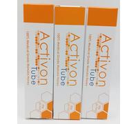 Activon Tube 100% Medical Grade Manuka Honey 20g - Pack of 3 | Natural Wound Care Solution | Antimicrobial and Healing Properties