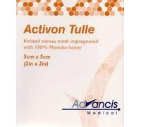 Activon Tulle Manuka Honey dressings 5cm x 5cm (x5)