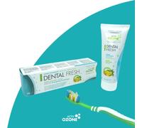 ActivOzone Ozone Dental Fresh, Toothpaste with Ozonized Olive and Sunflower Oils, Aloe Vera and Mint Oil, Fluorescent Free, 75 ml