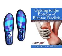 Activre Premium Orthotic Insoles - Plantar Fasciitis - Flat Feet - Heel Spur - Metatarsal Support - Fallen Arches - Including FREE Natural Treatment eBook