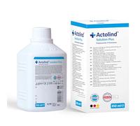 Actolind Solution Plus - Antiseptic Solution for Wound Irrigation and Moisturising Care of Acute, Chronic and Infected Wounds | CE Class III Medical Device | 350 ml
