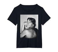 Actor & Bodybuilder Arnold Schwarzenegger Pumping Iron 1977 T-Shirt, Women's Plus, Black, 6X