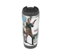 Actor Clint Eastwood Dirty Harry - Travel Mug, Thermal Insulated Cup for Hot and Cold Beverages Classic Western Movie Inspired Design - Clint Eastwood Fan Art