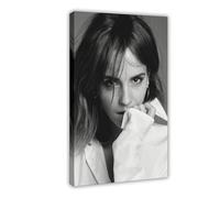 Actor Emma Watson Poster Canvas Poster Wall Art Decor Print Picture Paintings for Living Room Bedroom Decoration Frame-style 16x24inch(40x60cm)