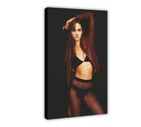 Actor Emma Watson Poster5 Canvas Poster Bedroom Decor Sports Landscape Office Room Decor Gift Frame-style 12x18inch(30x45cm)