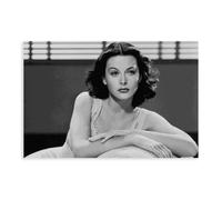 Actor Hedy Lamarr Canvas Poster Wall Art Decor Print Picture Paintings for Living Room Bedroom Decoration Unframe-style 12x18inch(30x45cm)