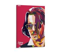 Actor Johnny Depp Poster3 Poster Decorative Painting Canvas Wall Posters And Art Picture Print Modern Family Bedroom Decor Posters 12x18inch(30x45cm)