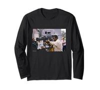 Actor Sidney Poitier Directing Traces 1981 Michael Grecco Long Sleeve T-Shirt