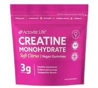 Actovite Creatine Gummies | Creatine for Women | 3g Serving | No Bulking Science-Backed Dose | 90 x Vegan Gummies | Protecting Capability | Anytime Convenience | Soft Citrus Melt-in-Your-Mouth