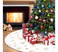 ACTOYS Christmas Tree Blanket, 120 cm Christmas Tree Skirt, Beautiful Christmas Tree Skirt, Soft Christmas Tree Skirt, Round Christmas Decoration, Christmas Tree Decoration, Beautiful Blanket for the