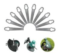 ACTOYS Grass Trimmer Blade Metal, Pack of 10 Replacement Blades Grass Trimmer, Grass Trimmer Knife, Replacement Blade for Lawn Mowers, Lawn Trimmer Knife Metal Replacement Blade Set, Grass Trimmer