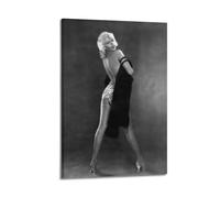 Actress Jayne Mansfield PortraitWall Decoration Posters Motivational Wall Posters Suitable for Office Gym Bedroom Decoration AestheticFrame-style 24x36inch(60x90cm)