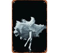 Actress Lucille Ball Dancing in Scene from the Film "The Big Street" Plaque Poster Metal Tin Sign 8" x 12" Vintage Retro Wall Decor