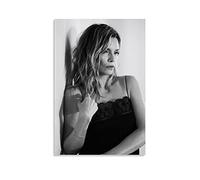 Actress Michelle Pfeiffer Black And White Poster 1 Canvas Art Poster and Wall Art Picture Print Modern Family bedroom Decor Posters 12x18inch(30x45cm)