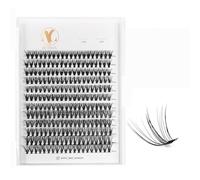 ACTROL 20D Natural Volume Lash Clusters 0.07mm DIY Lash Extensions D Curl 12-18mm Mixed Lengths At Home Salon Quality Black