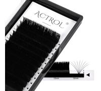 ACTROL Easy Fan Lashes Eyelash Extensions 0.07 D 70° Curl 13-16mm Mixed Tray Mink Volume Premade Russian Lashes 3D-20D Withstand 100℃
