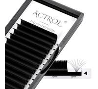 ACTROL Easy Fan Lashes Eyelash Extensions 0.07 D 70° Curl 15mm Mixed Tray Mink Volume Premade Russian Lashes 3D-20D Withstand 100℃