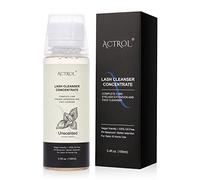 ACTROL Eyelash Shampoo Concentrate 100ml Lash Extensions Cleanser Concentrate Unscented Natural Foaming Shampoo DIY Wash for Extensions Lashes with Salon Home Care-Makes 60ml Bottles