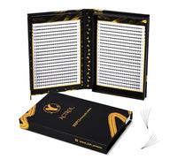 ACTROL Pre Made Fan Eyelash Extensions 5D 0.07mm C Curl 800 PCS 8-15 Mix Double Lashes Tray Narrow Russian Lashes Fan Handmade Hardcover For Lash Artists and Individuals