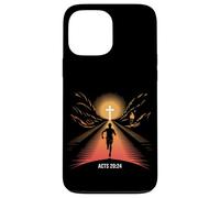 Acts 20:24 Christian Runner Faith Race Finish Line Cross Case for iPhone 13 Pro Max