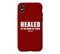 Acts 3:16 Healed in The Name of JESUS! Case for iPhone X/XS