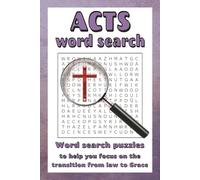 Acts Word Search: Word, searches, with easy to read, print based on the transitional acts of the apostles | 6x9 inches, 110 pages | 50+ puzzles … gift for Bible students, holidays, and free time